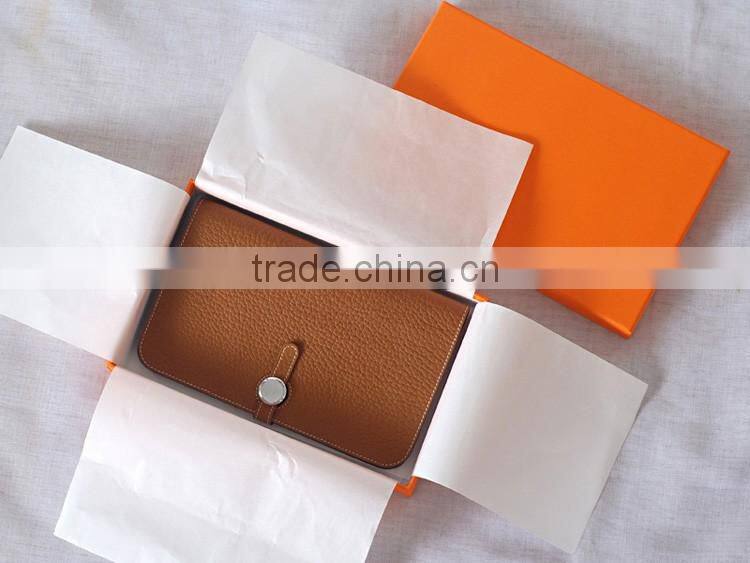 Customized passport holder and ticket holder leather passport cover as gift