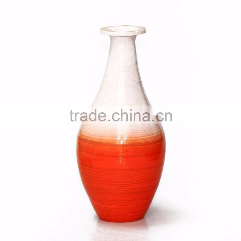 Bamboo spoon vase, high quality bamboo products from natural material
