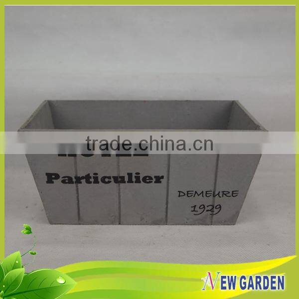 Fashionable Decorative Hand Craft Retangle Basket Wood/Wooden planter