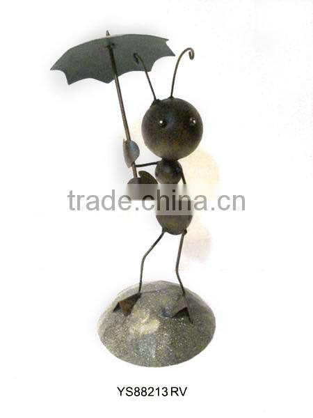YS88213RV Best selling Cute designing metal ant garden decorations with factory direct price
