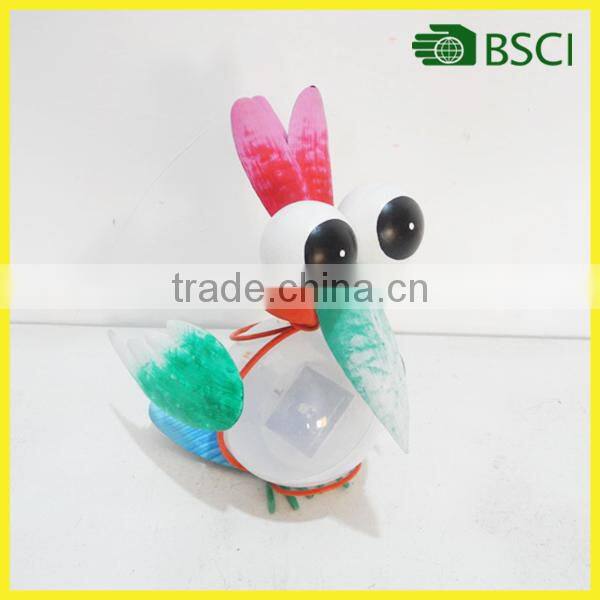 YS15947 garden decoration duck statue with solar light for home decor