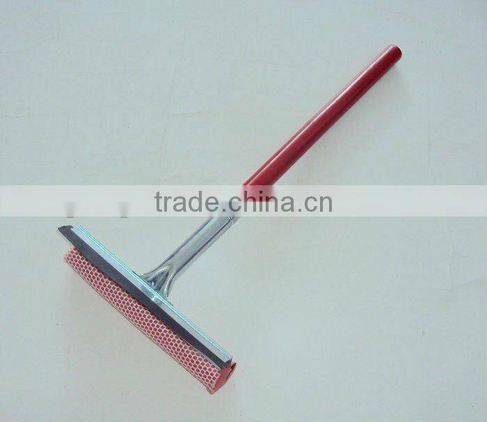 Lengthened Window Squeegee Cleaner Brush,Shower Car Wiper Sponge,Car window squeegee with wooden handle (RSCW-59B)