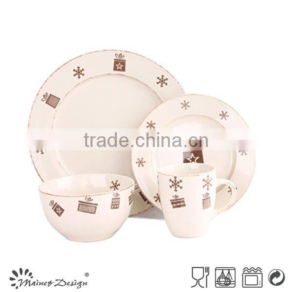 Christmas gift combination birth-style ceramic tableware design