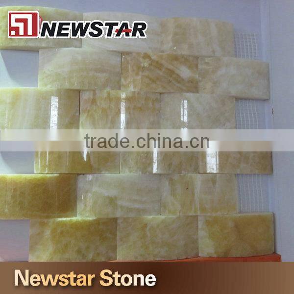 Luxury decoration onyx mosaic tile