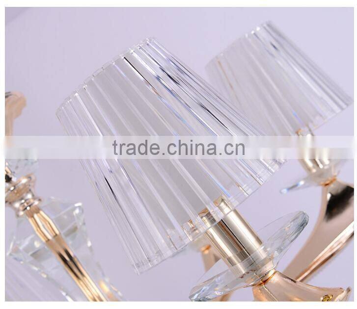 M988 Momoda decorations luxury simple Crystal living room bedroom golden home lighting chandelier pendant lamp