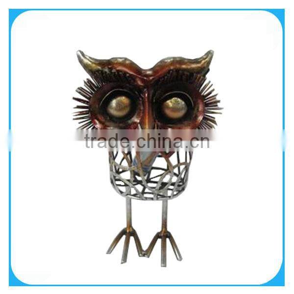 metal owl wine holder