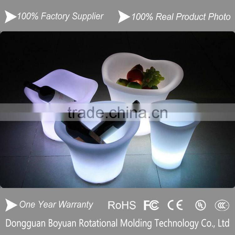 innovative fashionable rechargeable led ice Bucket, led flower planters