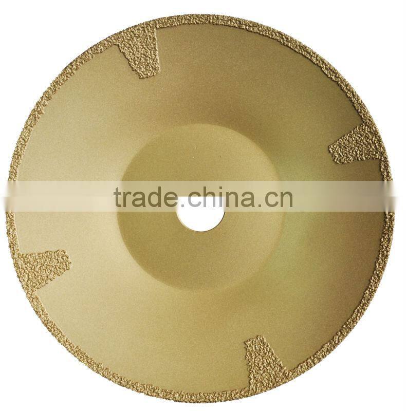 Vacuum Brazed Diamond Grinding Disc/diamond cutting blade/Brazed Diamond Polishing Disc