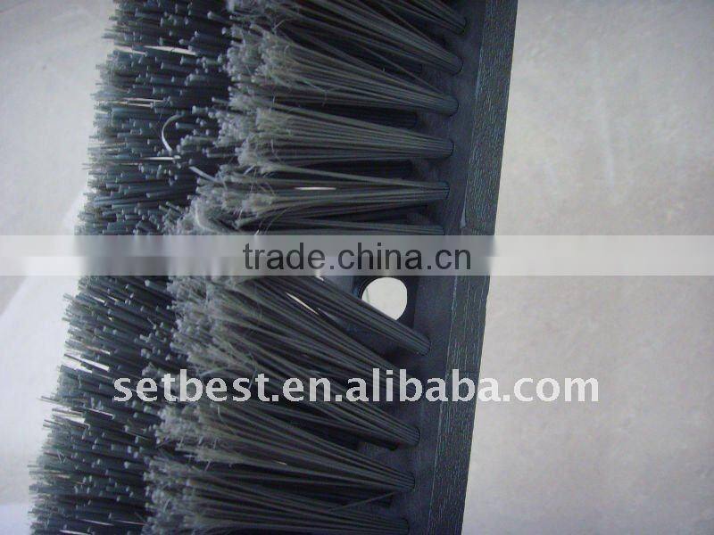 Heavy-duty push broom 18/24" Pro