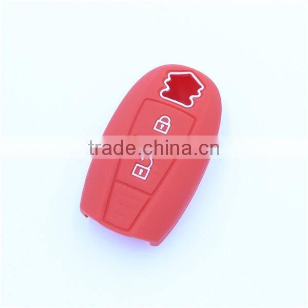 Silicone Remote Cover fit for SUZUKI Swift SX4 S-CROSS Kizashi Smart Remote Key Case