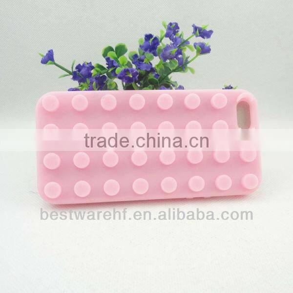 Custom silicone rubber mobile phone bag, cellphone case for apple iphone 5 5s