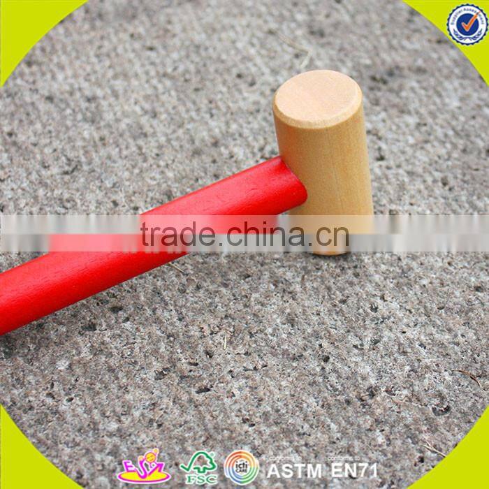 wholesale educational Wooden colorful knocking toy, intelligence knocking toy,wooden pounding bench toddler toy W11G018