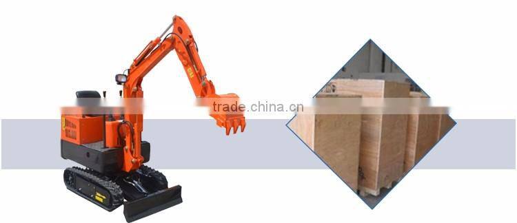 Hydraulic mini digger for garden