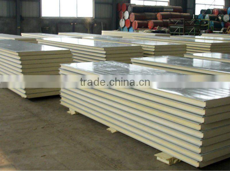 Superior Insulated Heat sandwich panel for cold room PU sandwich panel