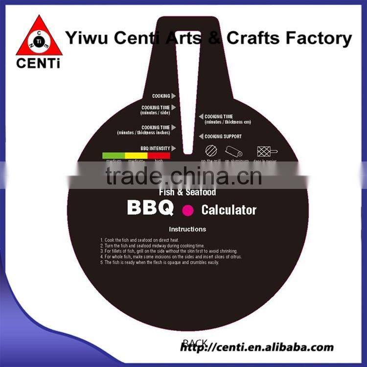Customized Useful Barbecue BBQ Cooking Guide 3 Wheel Calculator