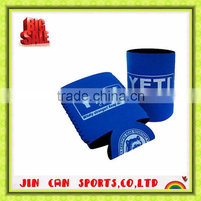 Promotional logo printing neoprene slap wrap can cooler