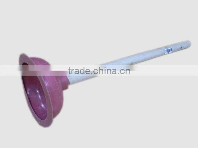 109-6C Wholesale Toilet Plunger With Wooden Handle