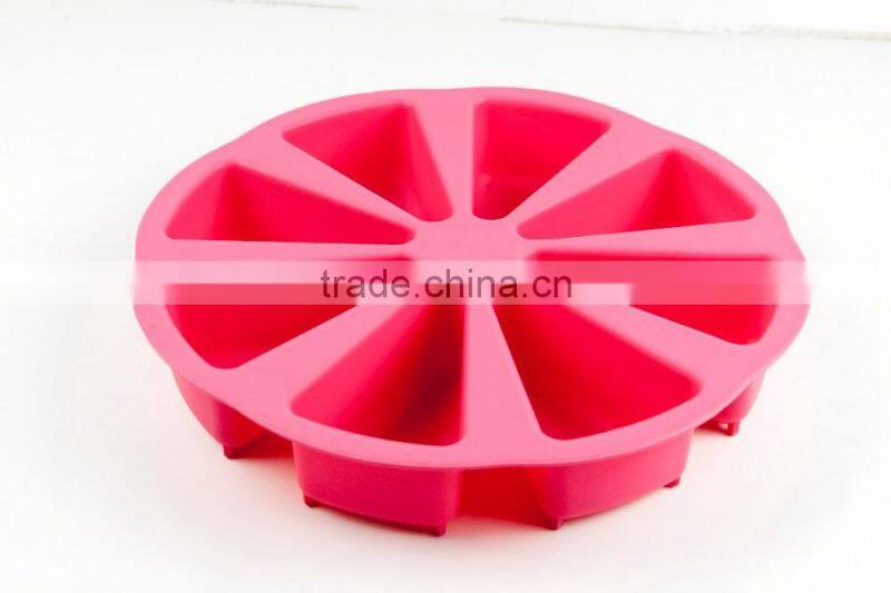 11199 Food grade triangle shaped silicone sandwich mould / silicone cake molds