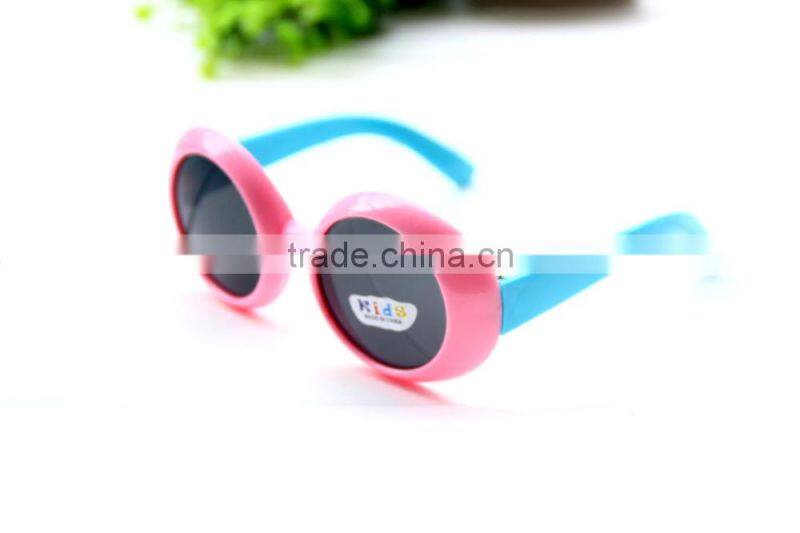 Candy Color Kids Sun Glasses Fashionable Glasses Plastic Cheap Sunglasses