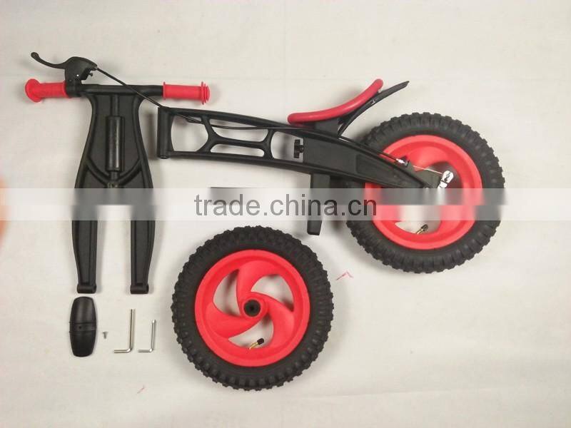 12'' New design high-tech extreme light children balance plastic bicycle