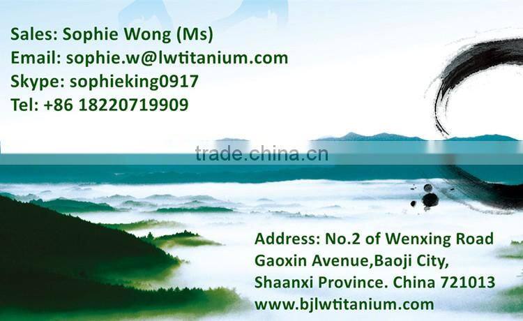 Hot Sale Factory Supply ASTM B16.9 Pipe Fitting titanium GR2 3D bend