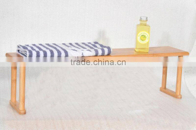 practical bamboo bathroom products, mini bamboo bathroom rack holder