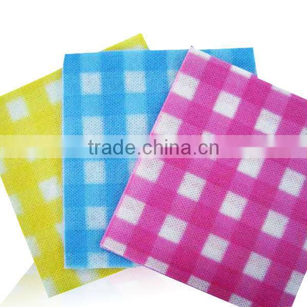 rayon kitchen cloth/ eco-friendly cheap disposable household cleaning wipes