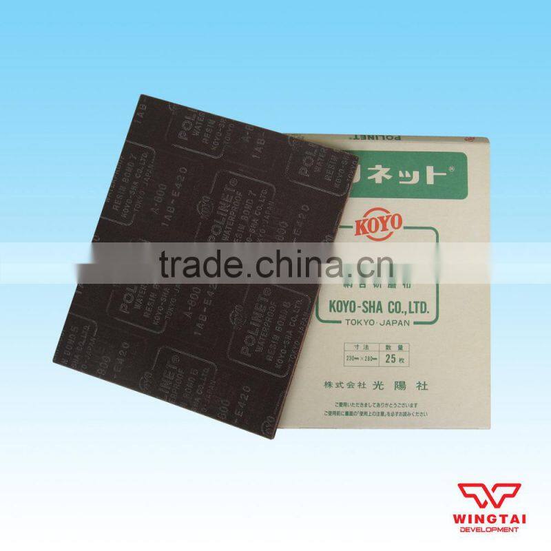 Polinet aluminium oxide abrasive cloth