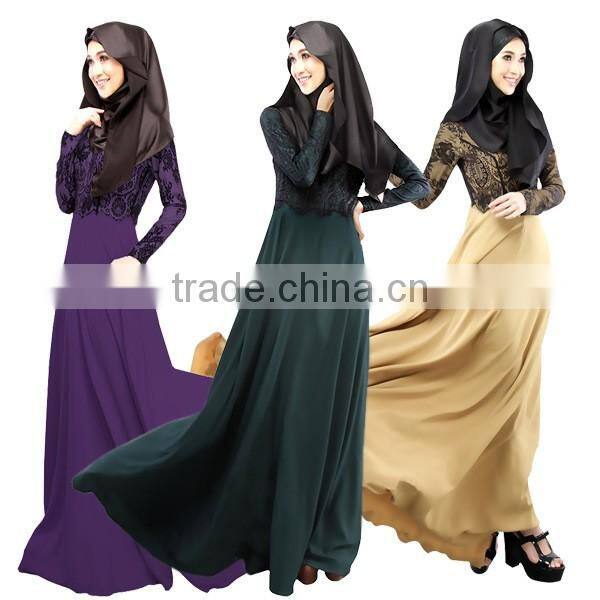 2016 designer abayas dubai 100% cotton new design abaya