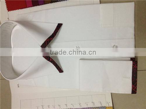 Mens white french cuff office shirts manufacturer gold supplier shirts