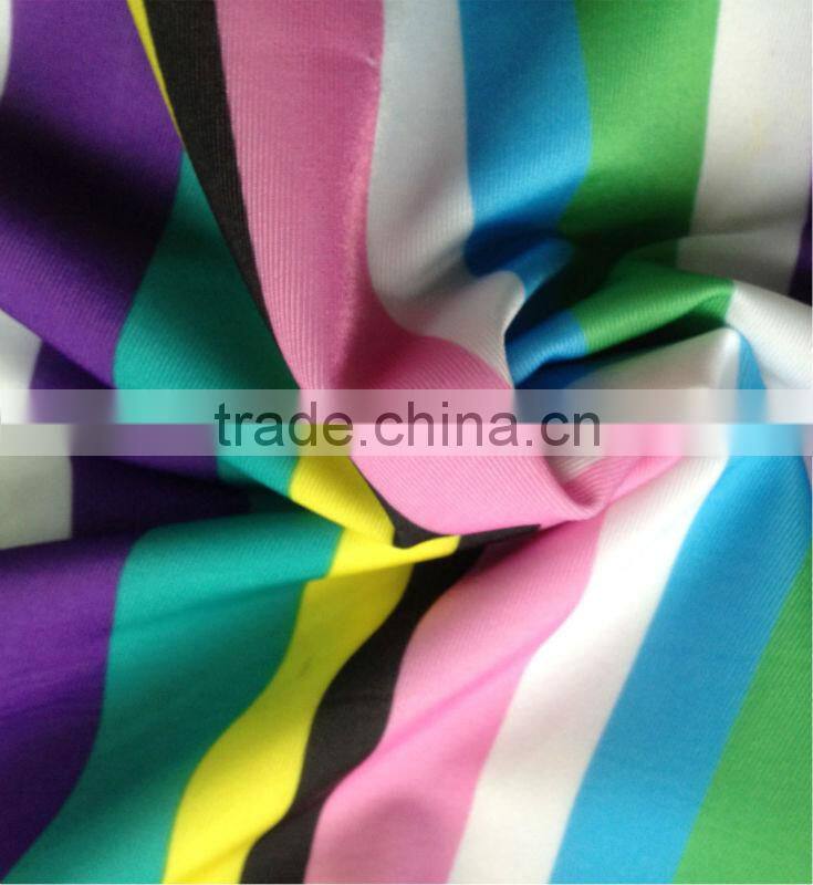 4 way stretch Poly Spandex flower transfer printed fabric