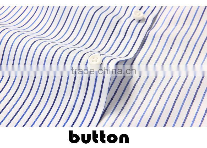 SZXX Tops Manufacturer Mutiple Blue Color Stripe Mens Shirts