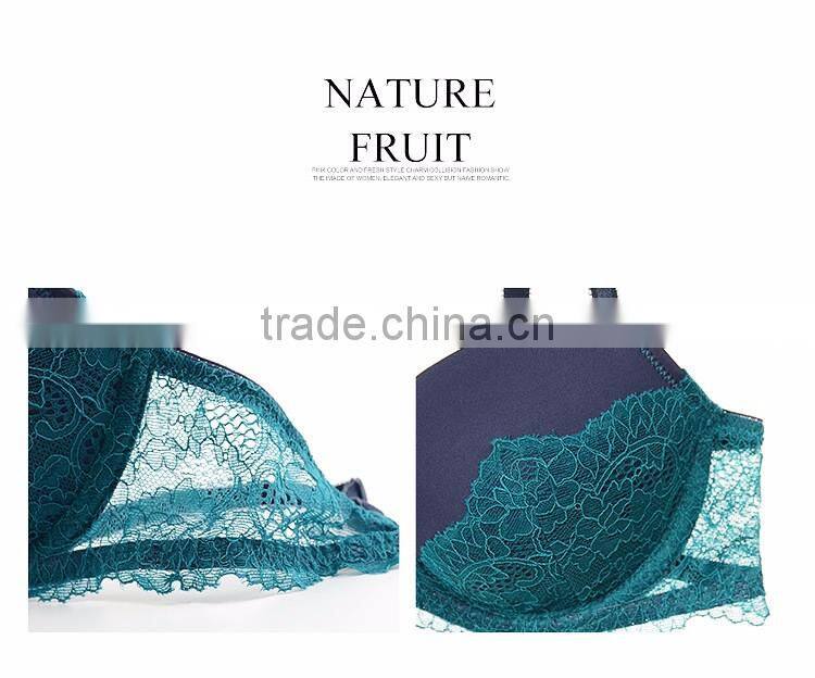 Net western style underwear white sexy lace bra transparent lace bra