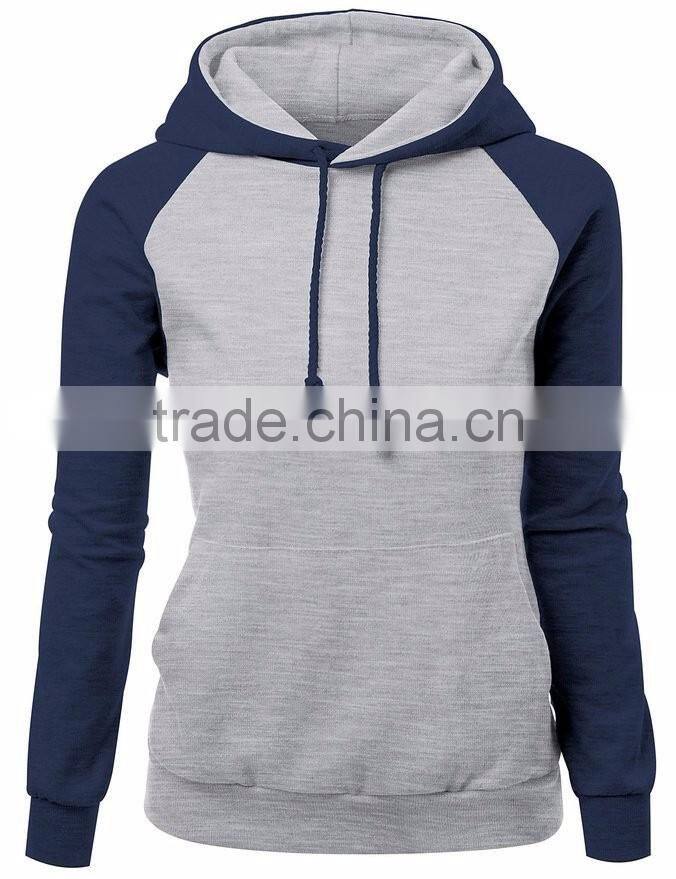 OEM service China supreme quality blank pullover hoodie for women girl sweater