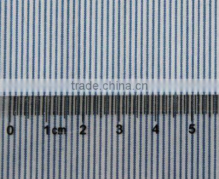 cotton polyester stripe woven fabric