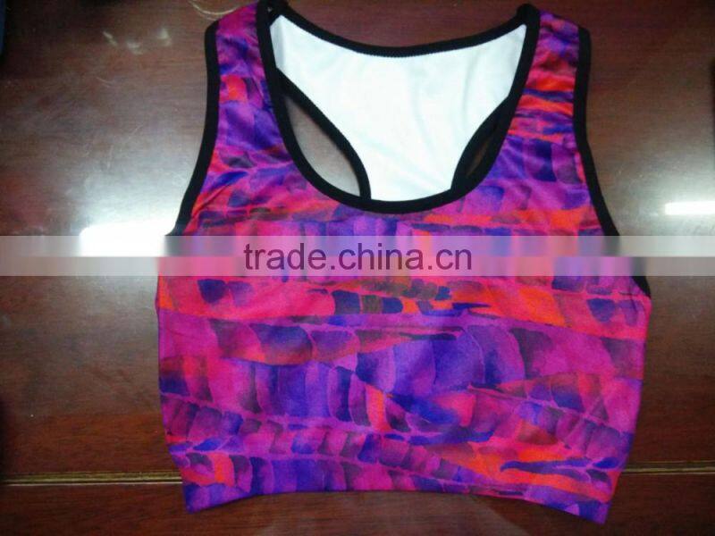 2016 New Women's Sports Bras Shapewear Seamless Yoga Exercise Walk Lady Underwire Top