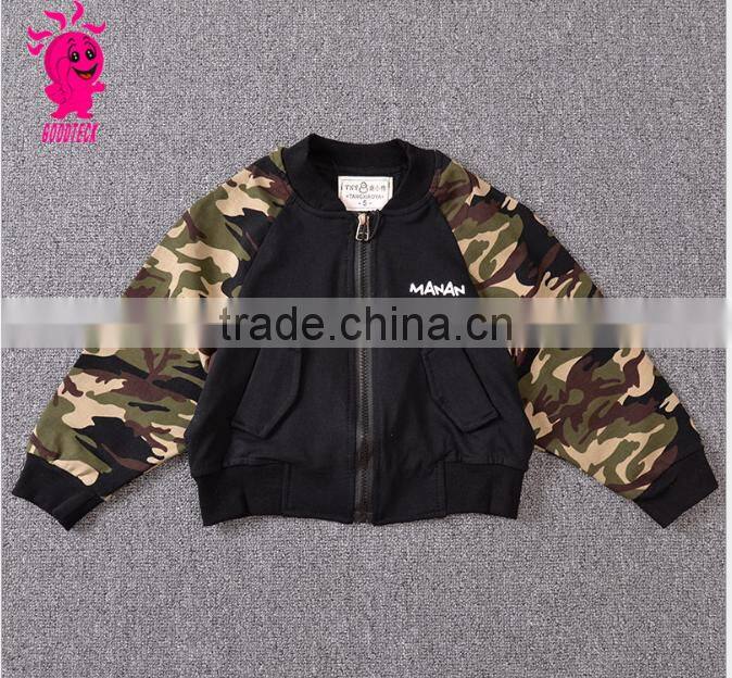 Fashion Kids Boys Clothes Set Top Coat and Pants 2pcs Set Camouflage Children Baby