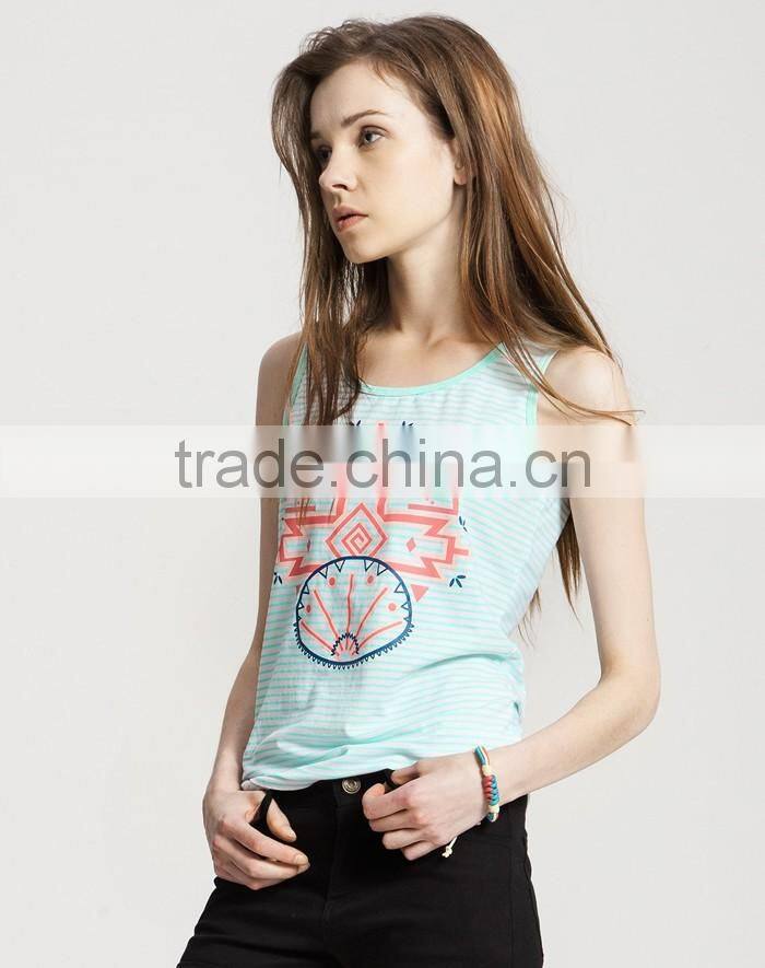 Wholesale lovely fashion printed sexy vest