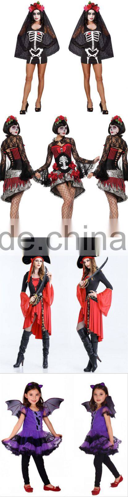 Fancy Halloween Witch Dress Party Cosplay Costumes Bulk China Wholesale