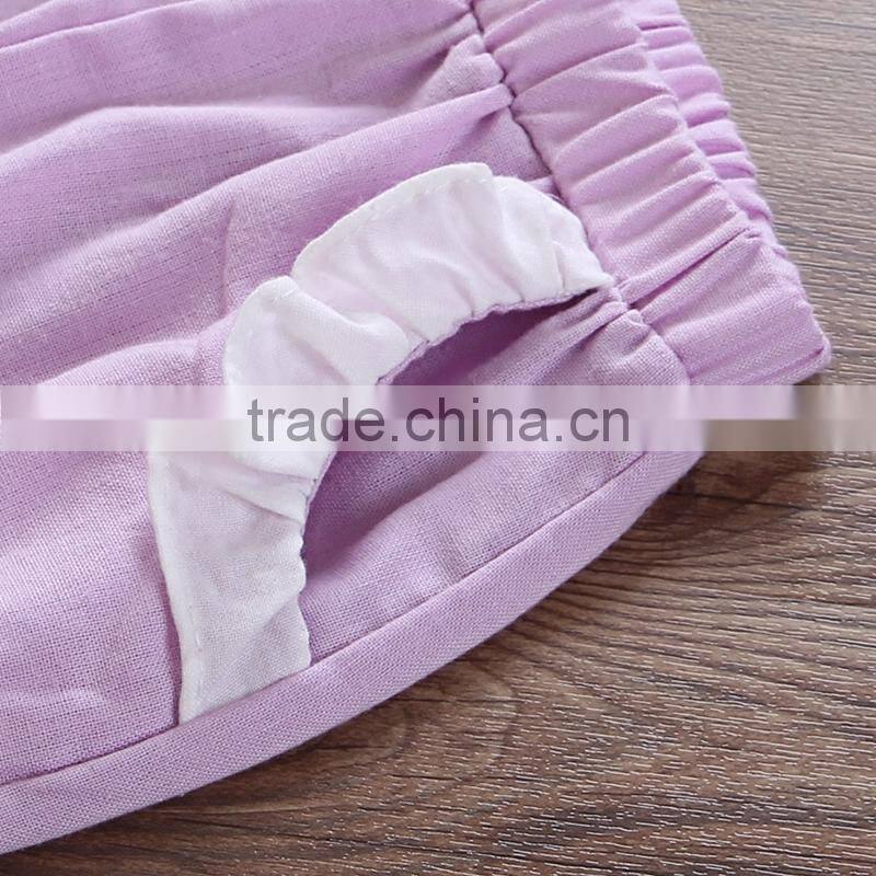 Summer pumpkin shorts children's casual pants baby girls thin section pants