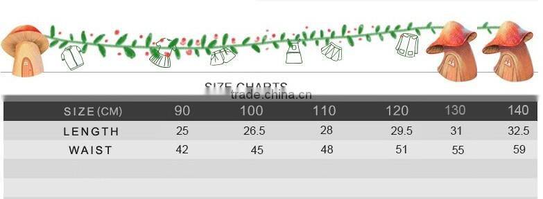 2017 Spring Girls Fashion Pleated Skirt Fancy Flower Printed Elastic Waist Children's Short Skirt