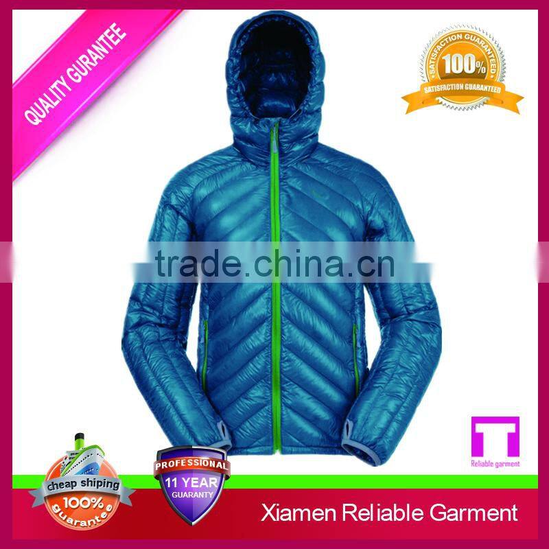 Long sleeve man leather outdoor skiing jacket