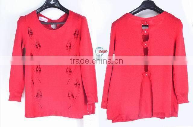 2015 lady cashmere pink colour sweater