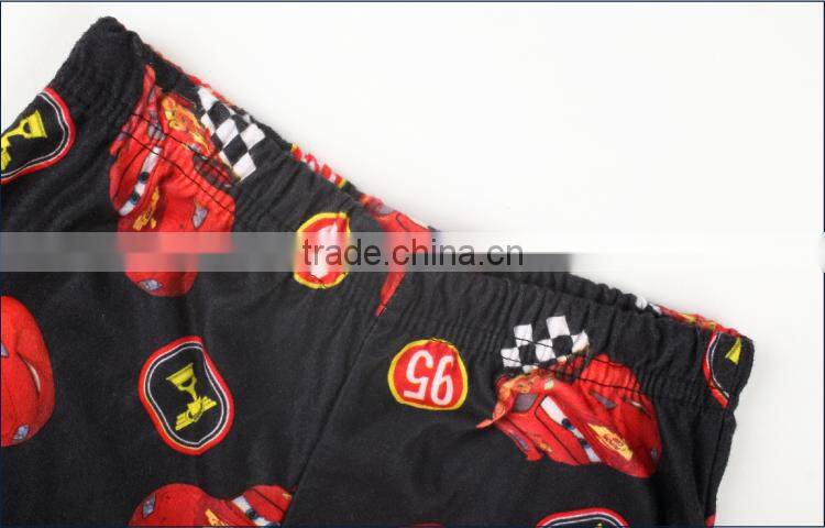 The car Printing fire prevention sleep wear baby boy sleeping wear