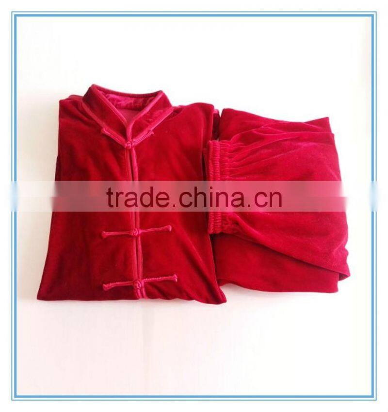 Factory price wholesale OEM unisex winter warmth tai chi Kongfu uniform suit art uniform Chinese Kongfu uniform