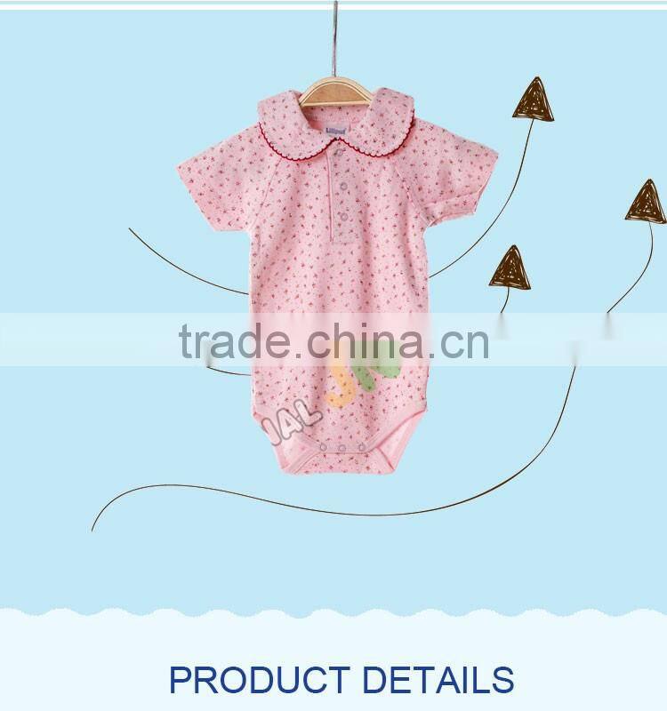High Quality Jumpsuit Infant Clothing Plain Baby Romper for Newborn Kids