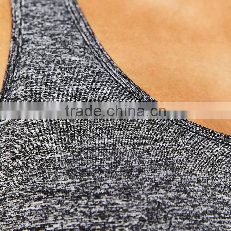 New technical top with slogan women's black racerback sports tank tops