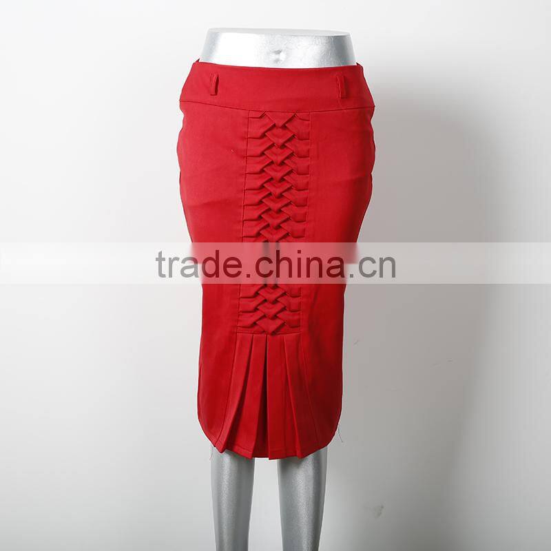 YILEYA new design high waist narrow teen skirt 2015