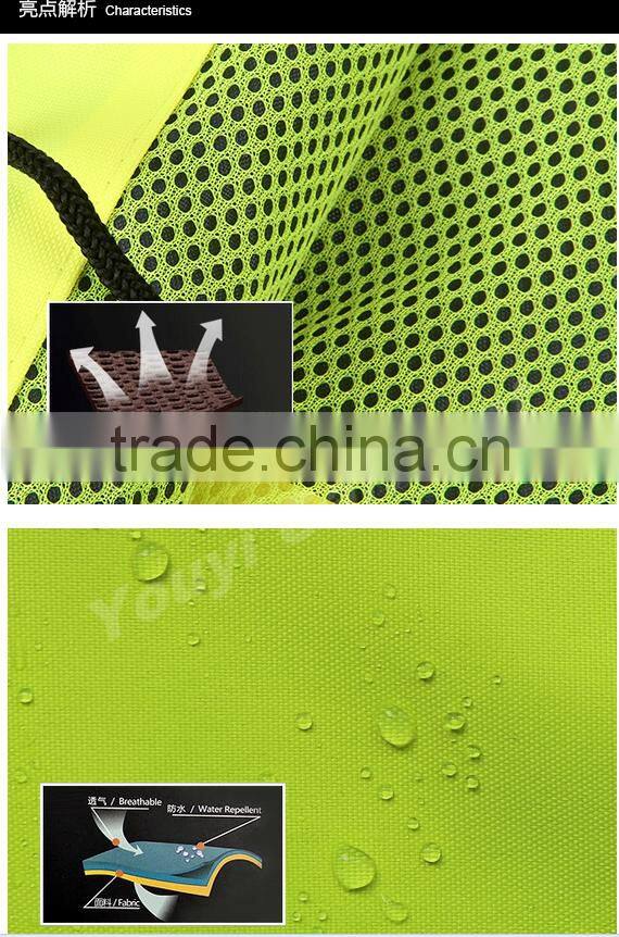 high viz reflectiveoutdoor traffic raincoat