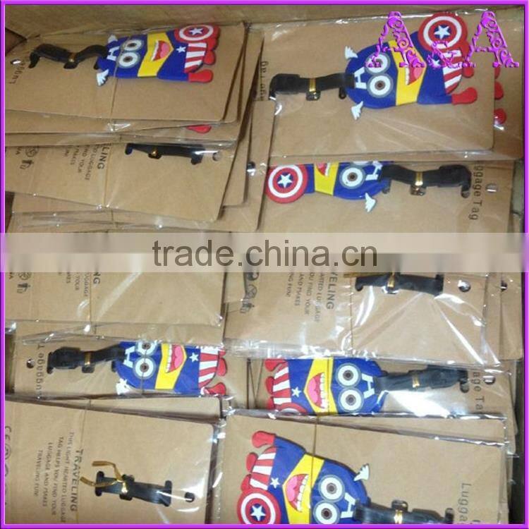 Fashion custom gift airplane soft pvc pu leather luggage tags